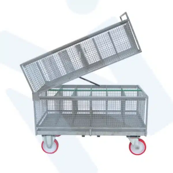 Chariot de transfert des lapines